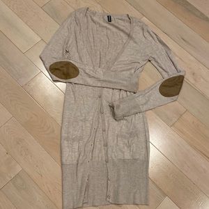 Madonna very soft thin cotton knit long sweater cardigan